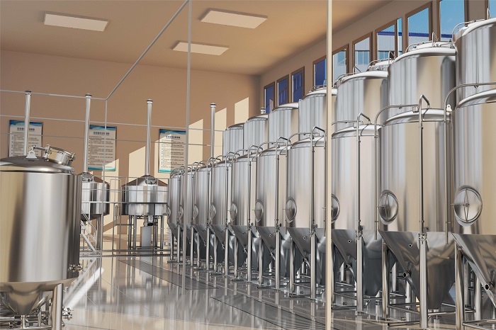 山東天泰啤酒設備-5000L五器釀造設備